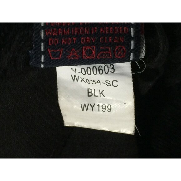 Worn Jeans Women Medium Button-Front Corduroy Jacket Pocket Black Stretch Casual - Picture 10 of 11